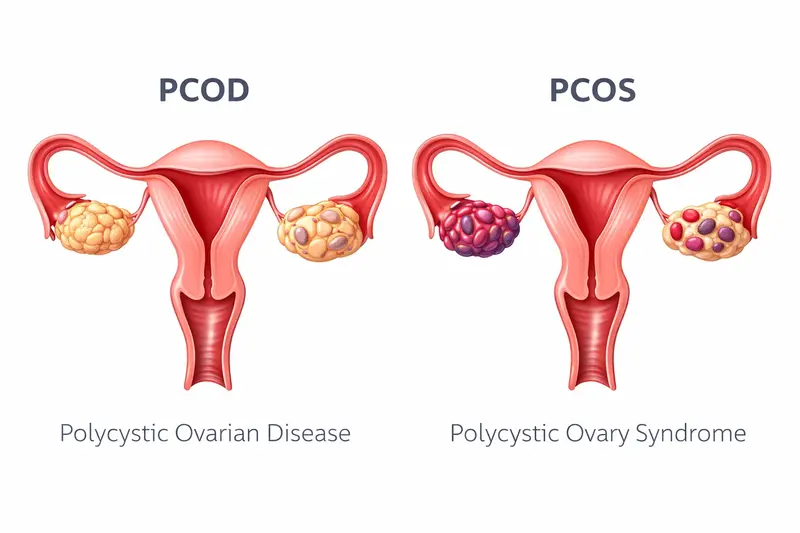 What Is the Difference Between PCOS and PCOD? Gynecologist in Rohini, Delhi