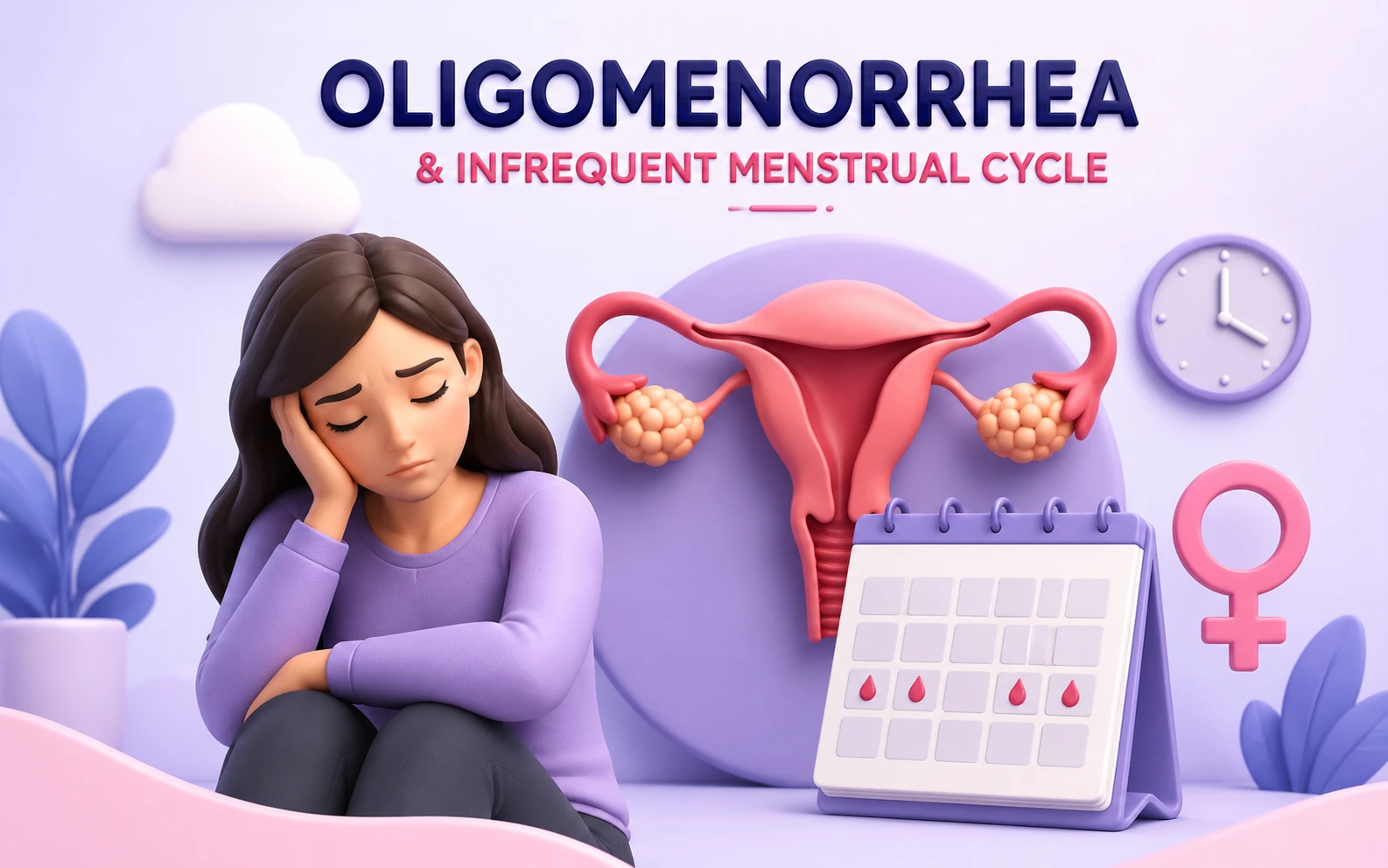 Oligomenorrhea and infrequent menstrual cycle treatment in Delhi rohini